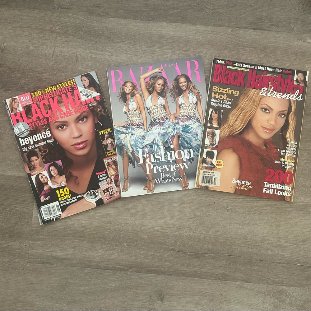 Black Hair + Harpers Bazaar Magazine (Beyoncé Cover)